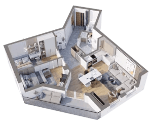 Trosoban tip 9 - Urban oasis